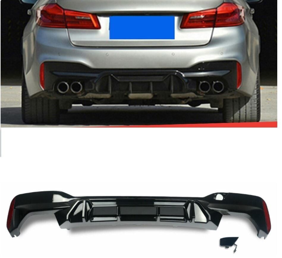 Bmw g30 f90 m5 arka tampon difüzörü competition 2016+