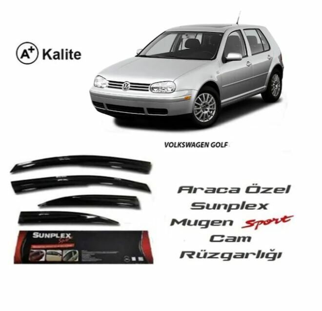 Vw Golf 4 Mugen Cam Rüzgarlığı 1997-2003 arası 4'lü Sunplex