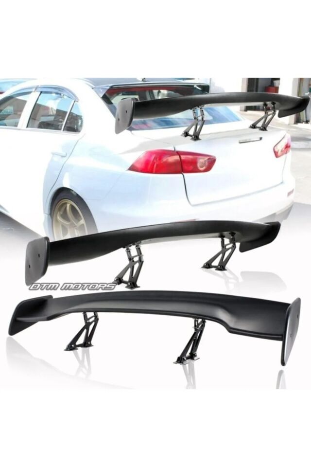 Dtm Bagaj Üstü Spoiler Pianoblack Metal Ayaklı Üniversal Tüm Sedan Modeller