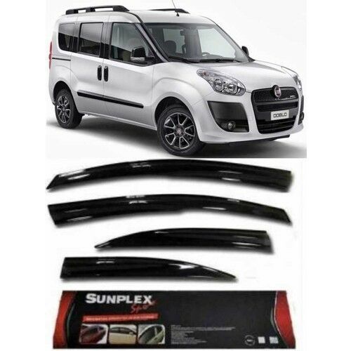 Fiat Doblo 2 ve 3 kasa uyumlu Mugen Cam Rüzgarlığı 2010 sonrası 4'lü Sunplex