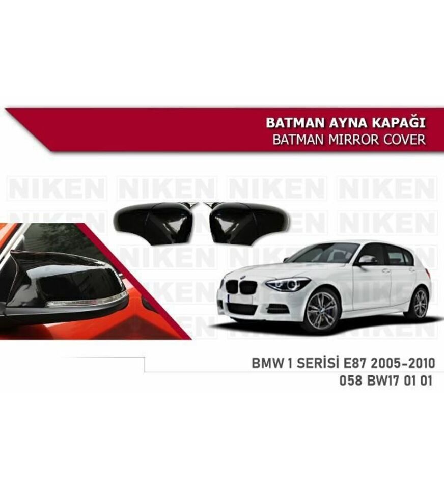 Bmw 1 serisi E87 Yarasa Ayna Kapağı 2004-2011 arası modeller Niken
