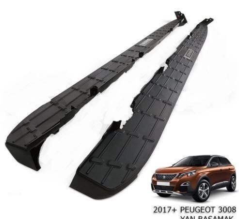 Peugeot 3008 yan basamak koruma 2016+ oem tip