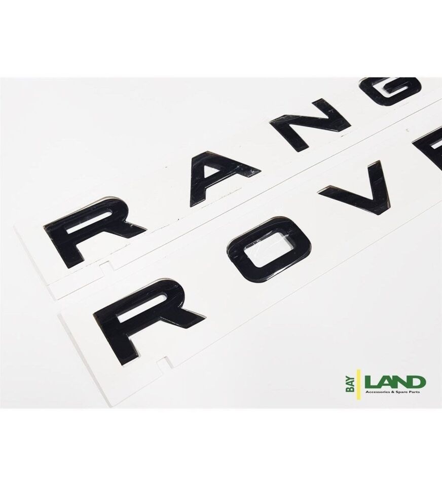 Range Rover Kaput veya Bagaj Yazısı Siyah Oem