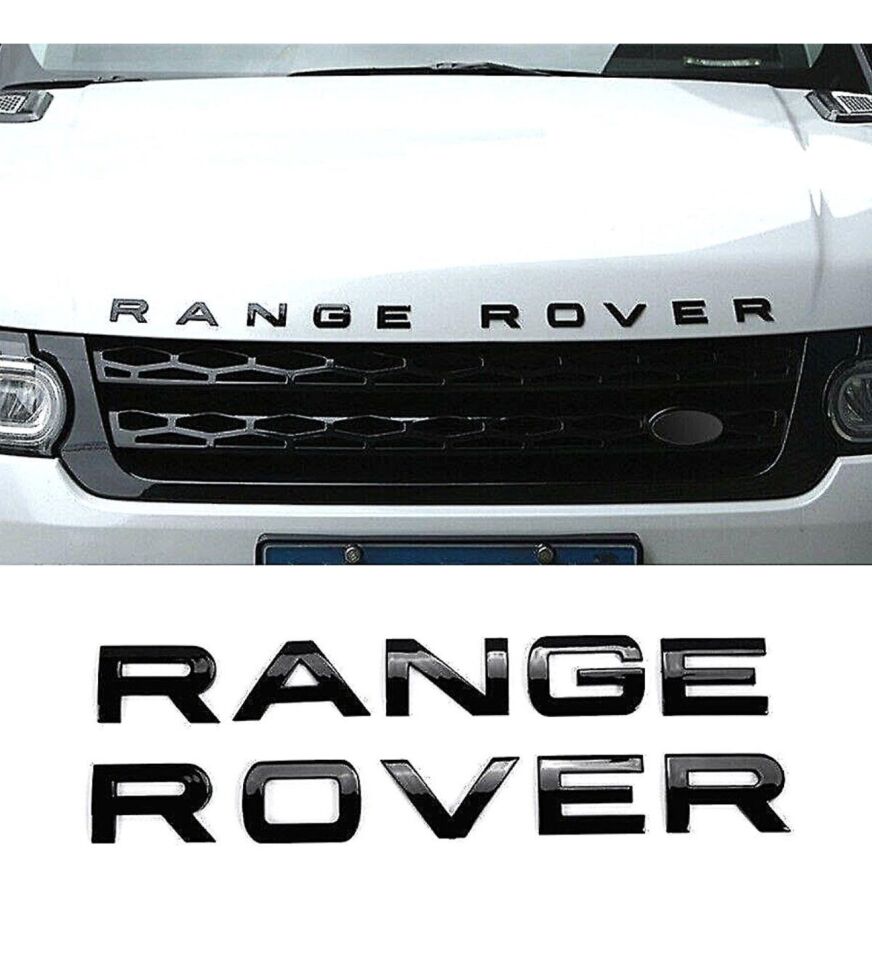 Range Rover Kaput veya Bagaj Yazısı Siyah Oem