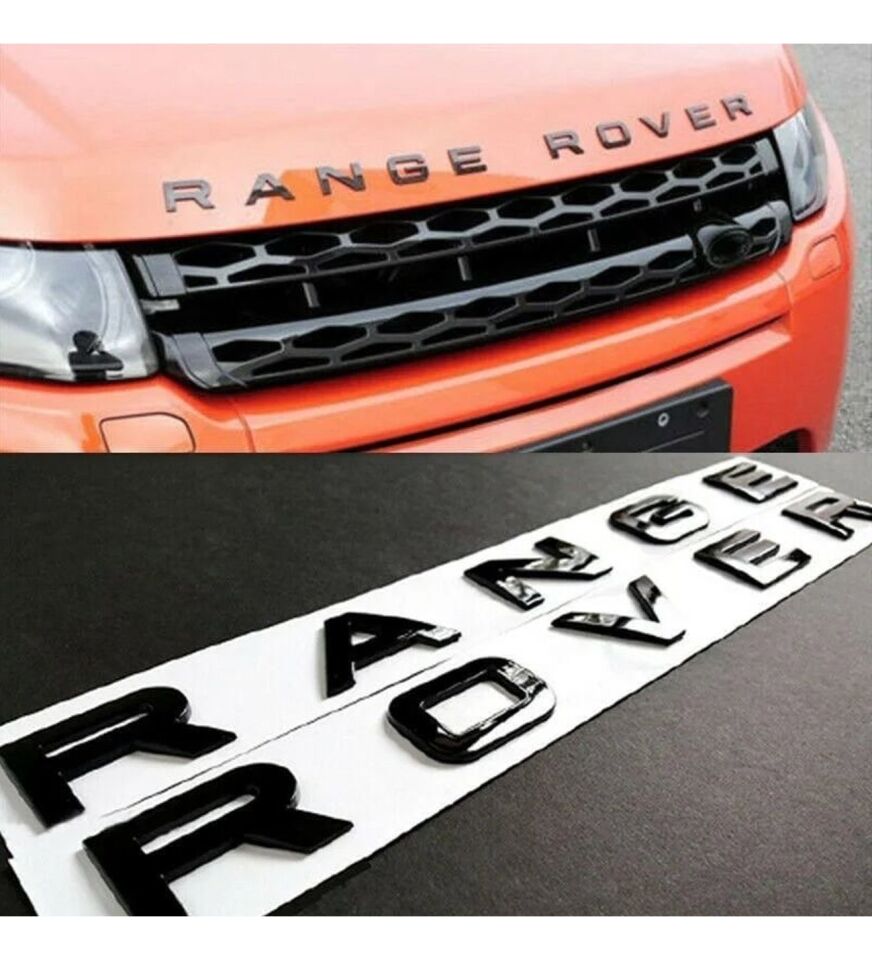 Range Rover Kaput veya Bagaj Yazısı Siyah Oem