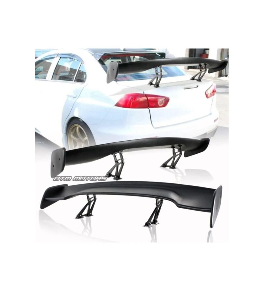Dtm Bagaj Üstü Spoiler Pianoblack Metal Ayaklı Üniversal Tüm Sedan Modeller