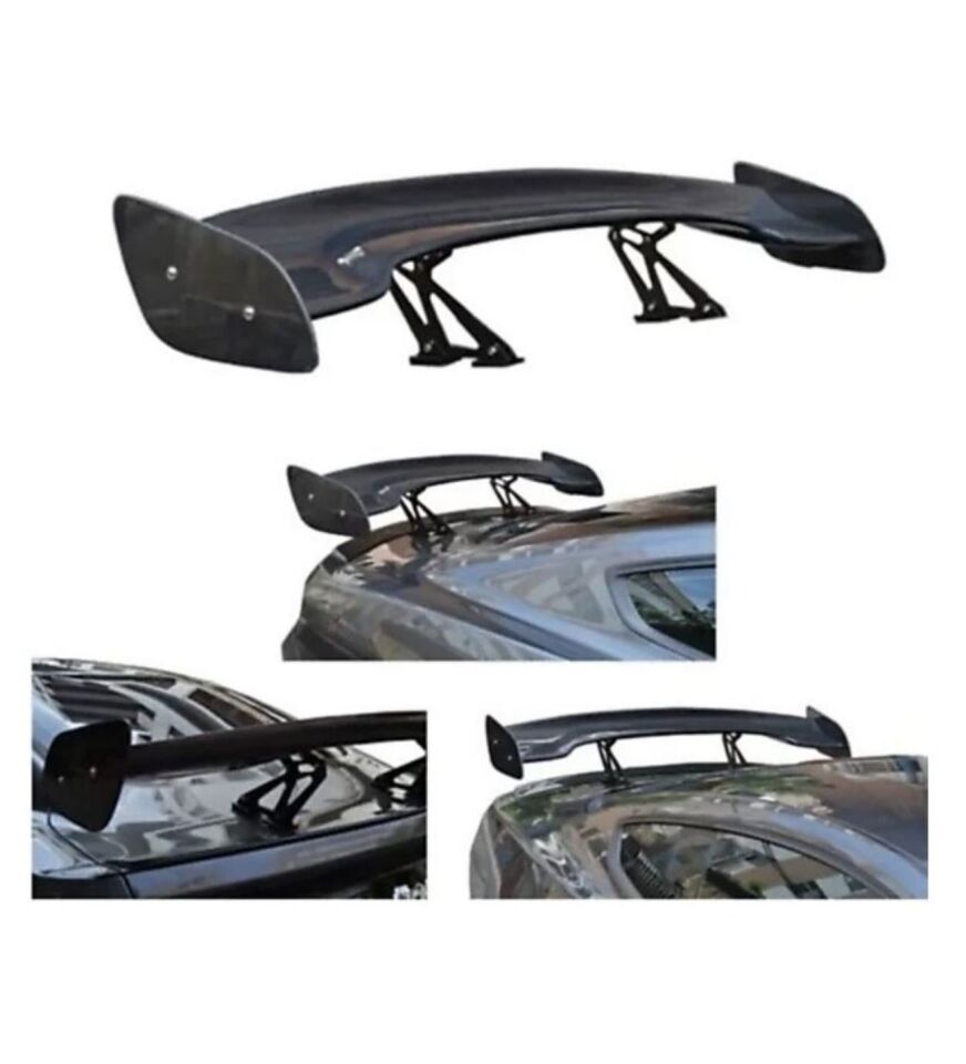 Dtm Bagaj Üstü Spoiler Pianoblack Metal Ayaklı Üniversal Tüm Sedan Modeller