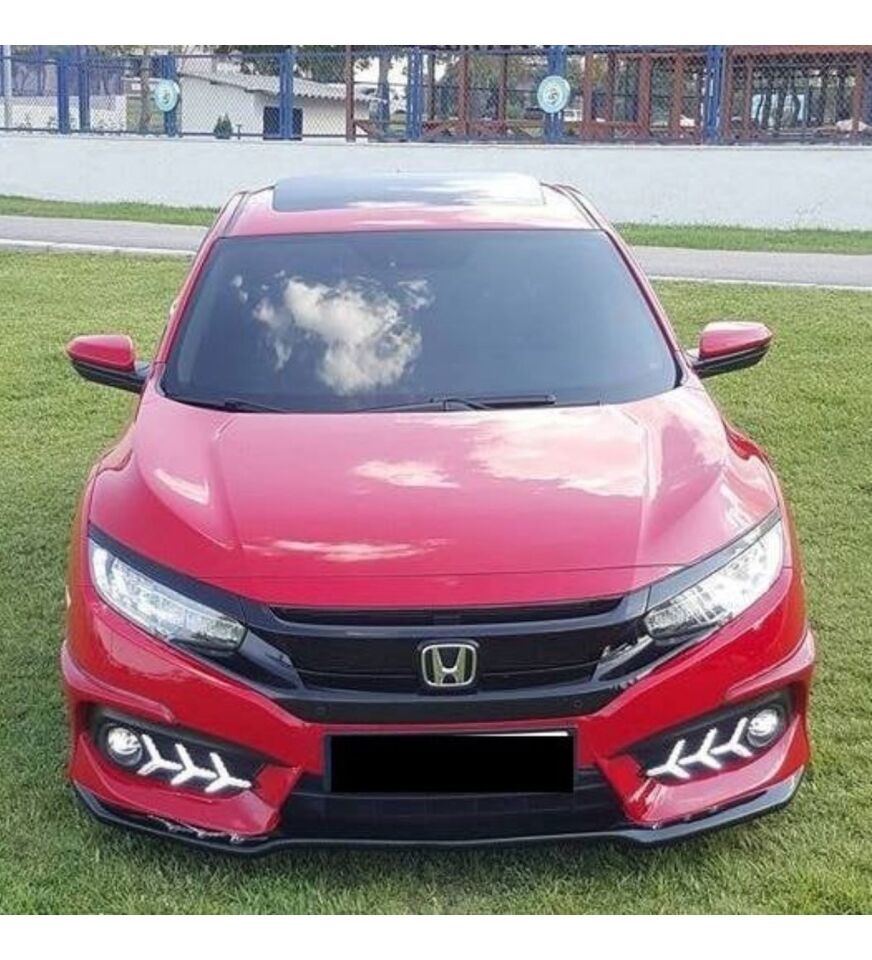 Honda civic fc5 sis lambası farı gündüz led ağaç dizayn 2016-2019 arası uyumlu