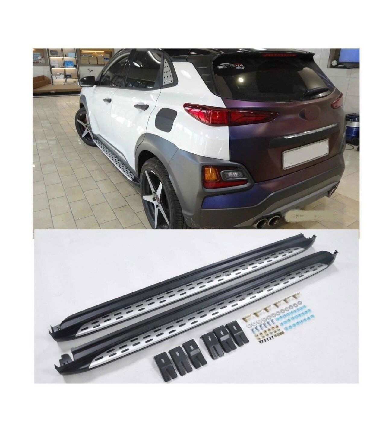 Hyundai Kona Yan Basamak Koruma Oem Tip 2017-2023 arası uyumlu