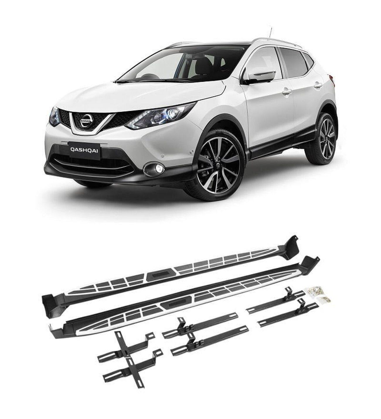 Nissan Qashqai J11 Yan Basamak Koruma Oem Tip 2014-2021 arası uyumlu