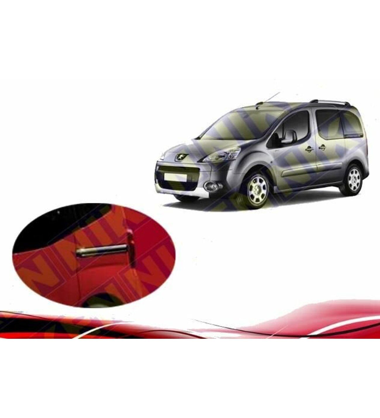 Peugeot partner tepee kapi surgu citasi 2008 Sonrası Niken