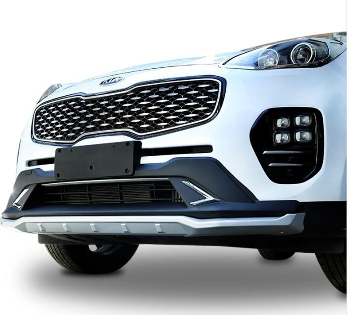 Kia sportage ön ve arka koruma difüzör 2016-2018 çift çıkış egzoz makyajsız kasalar
