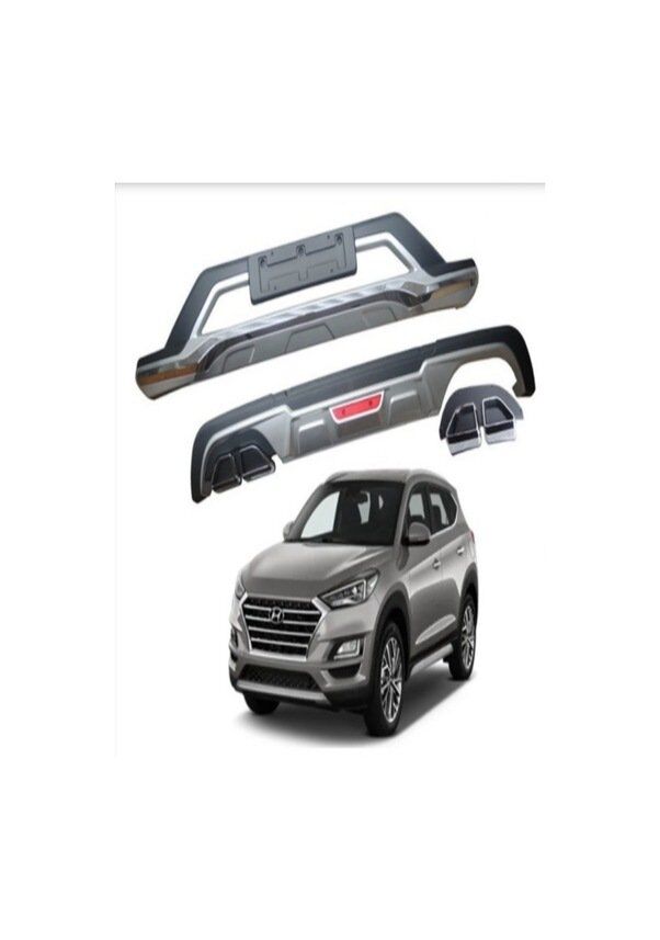 Dmb Hyundai Tucson Ön Arka Tampon Koruması Difüzör Kalın tip 2018-2021 Arası Uyumlu