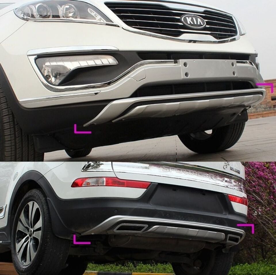 Kia Sportage Ön-Arka Tampon Koruması  2010-2015 Arası Uyumlu