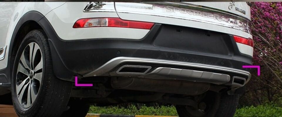 Kia Sportage Arka Tampon Koruması  2010-2015 Arası Uyumlu