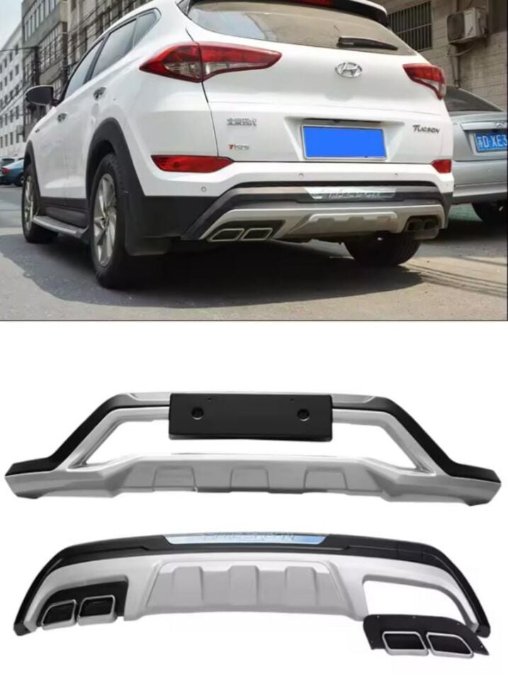 Hyundai Tucson Ön-Arka Tampon Koruması  2015-2018 (Model 1)