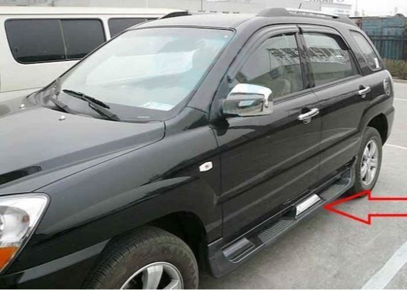 Kia Sportage yan basamak füme 2003-2009 Arası