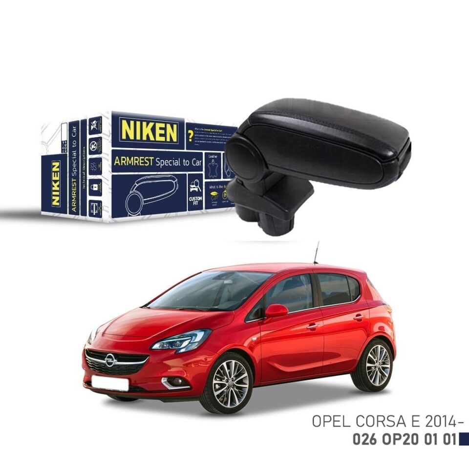 Niken Opel Corsa E Kol Dayama Kolçak Siyah 2014+ Sonrası Uyumlu