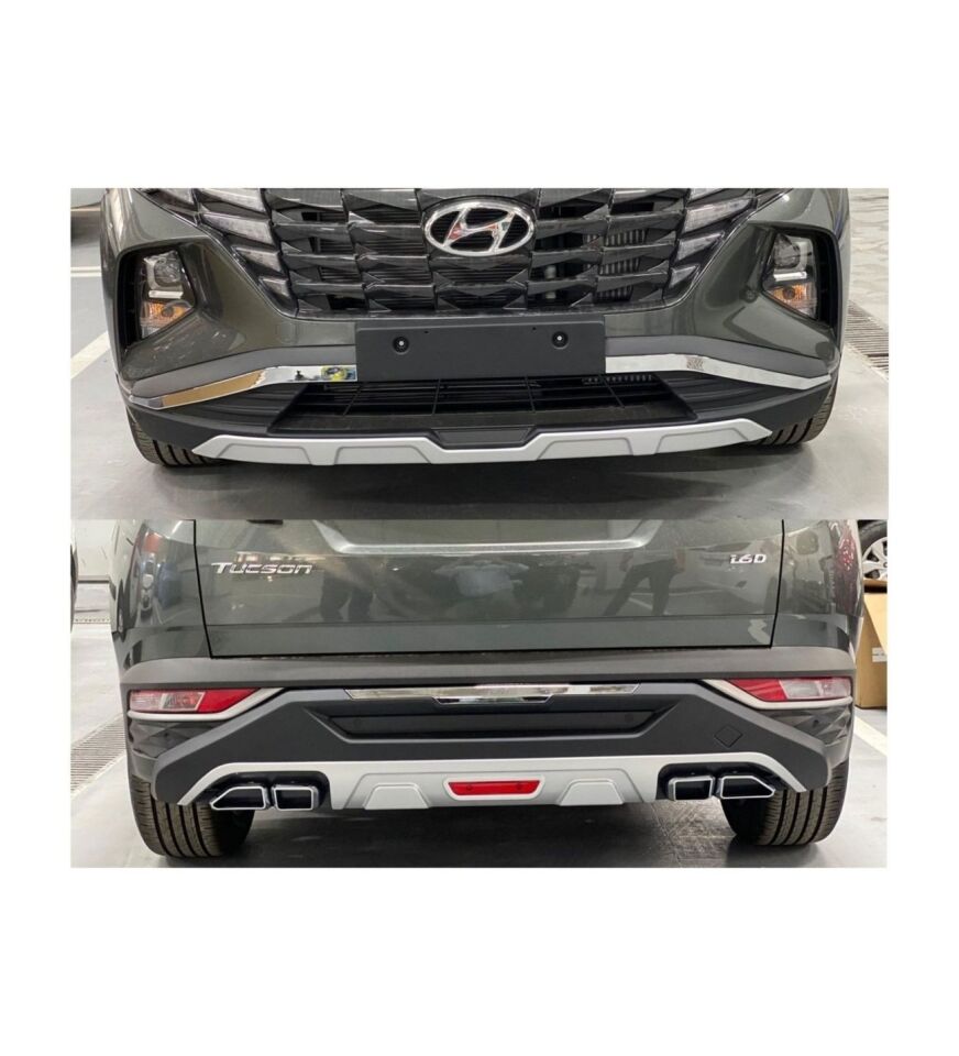 Hyundai Tucson Ön Arka Tampon Koruması  2021+ Uyumlu