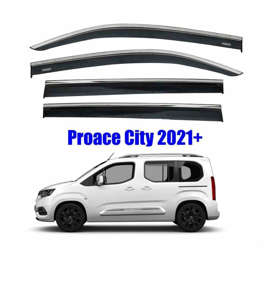 Toyota Proace City Kromlu Cam Rüzgarlığı Niken 2021+ sonrası uyumlu