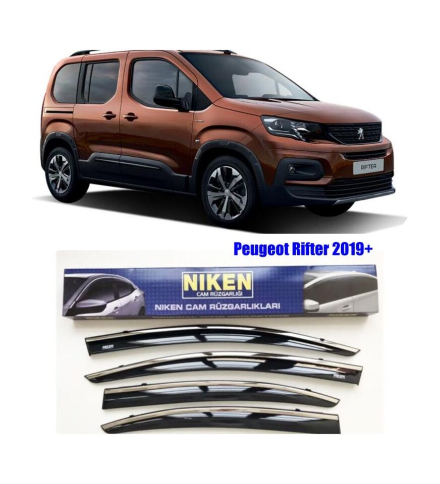 Peugeot Rifter Kromlu Cam Rüzgarlığı Niken 2019+ sonrası uyumlu
