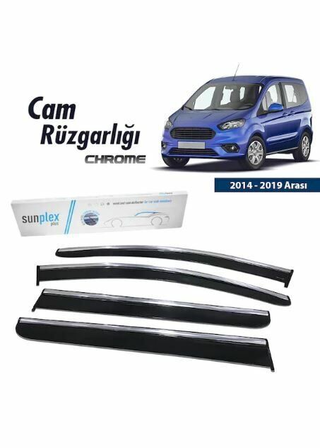 Ford Courier Kromlu Cam Rüzgarlığı 2014-2019 arası Sunplex