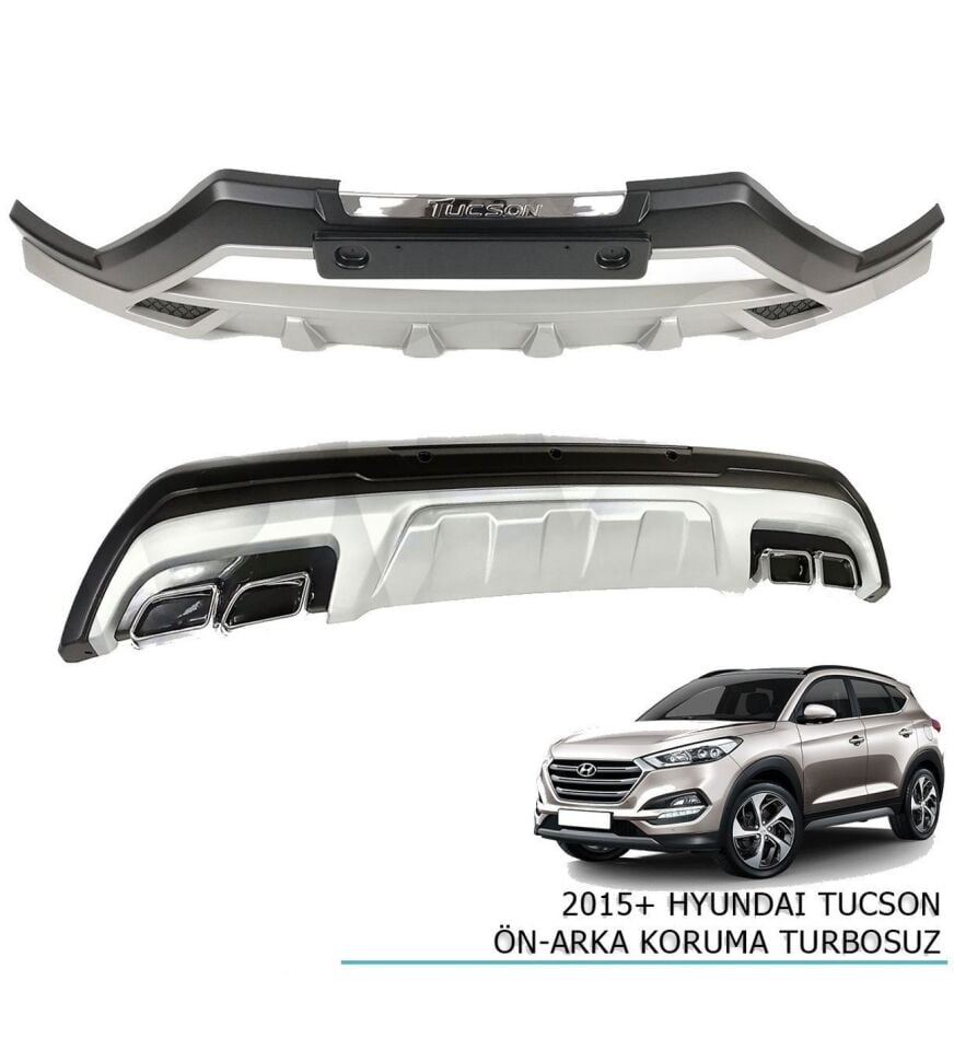 Hyundai Tucson Ön-Arka Tampon Koruması  2015-2018 (Model 2)
