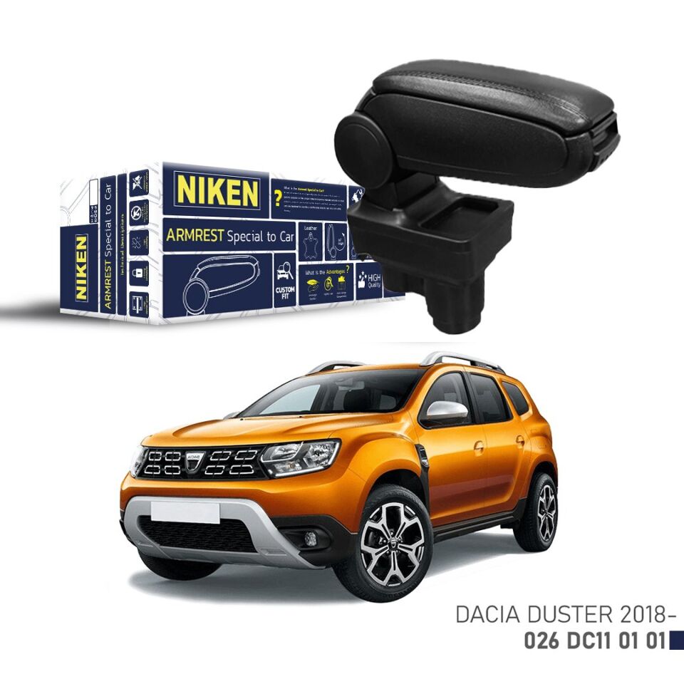 Dacia Duster Araca Özel Kol Dayama Siyah 2018+ Sonrası