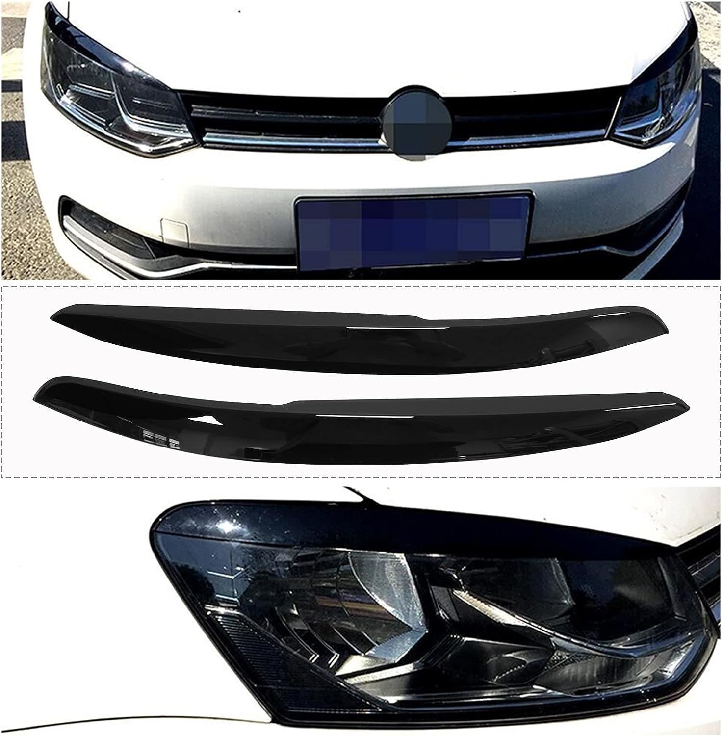 Vw Polo 6R Far kaşı kaplaması 2011-2018 arası
