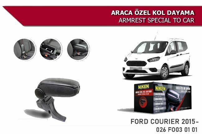 Ford Courier Araca Özel Kol Dayama Kolçak 2014+ Sonrası Niken
