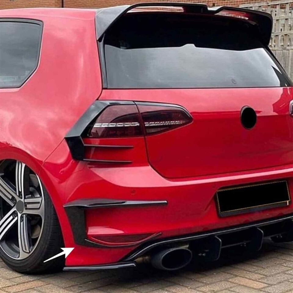 Vw Golf 7 R-line arka sis çerçevesi kaplaması 2013-2018 arası