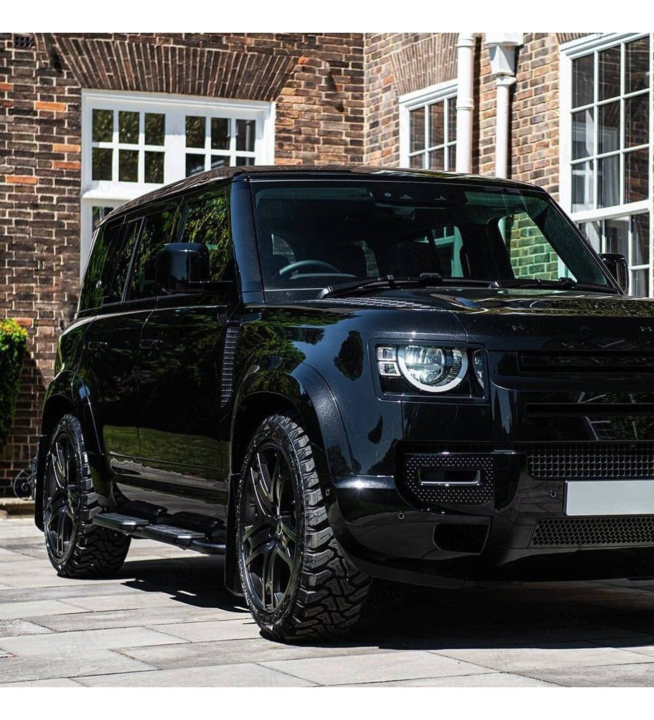 Land Rover Defender 110 siyah yan basamak 2020 sonrası oem model