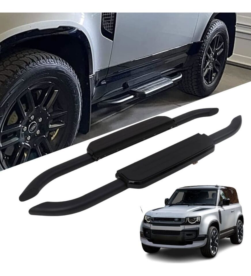 Land Rover Defender 90 siyah yan basamak 2020 sonrası oem model