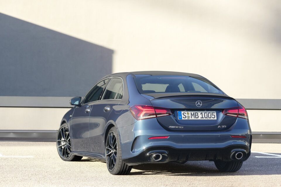 Mercedes A Serisi W177 Sedan A35 Amg Arka Difüzör 2019-2023 Arası uyumlu