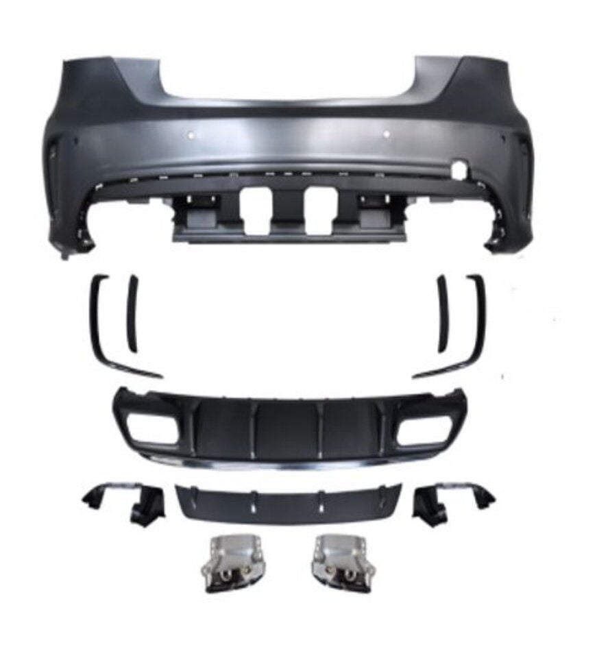 Mercedes A Serisi W176 A45 Amg Arka Tampon Set 2013-2018 Arası Uyumlu