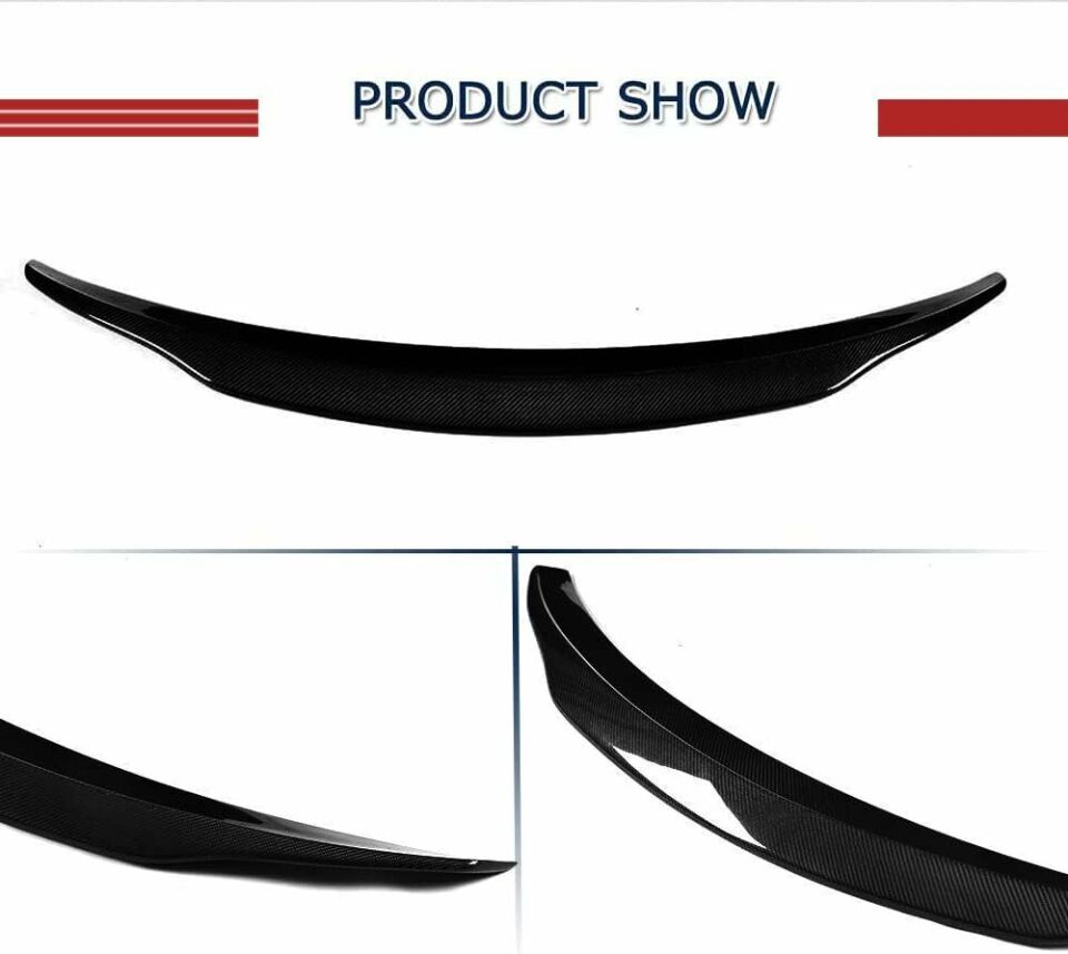 Mercedes w205 boyalı (Pianoblack) PSM spoiler 2015-2021 arası