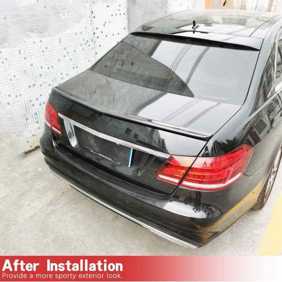 Mercedes w212 boyalı (Pianoblack) spoiler 2010-2016 arası
