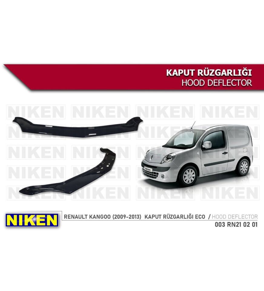 Renault Kango Kaput Rüzgarlığı Koruyucu 2009-2013 arası