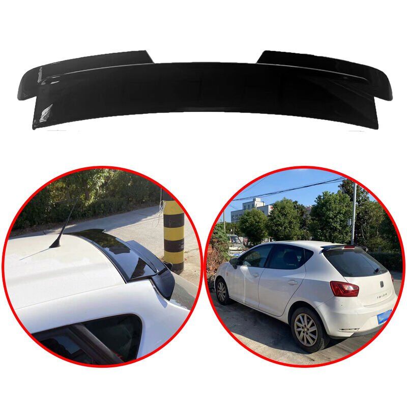 Seat İbiza spoiler boyalı (Pianoblack) 2008-2017 arası