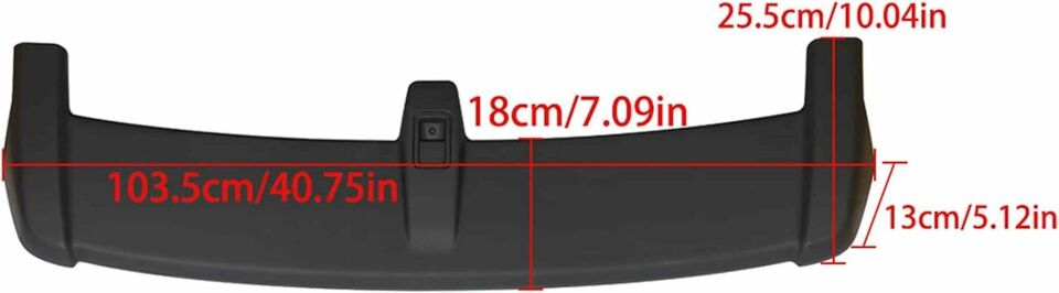 Honda Crv spoiler boyalı (Pianoblack) 2007-2012 arası