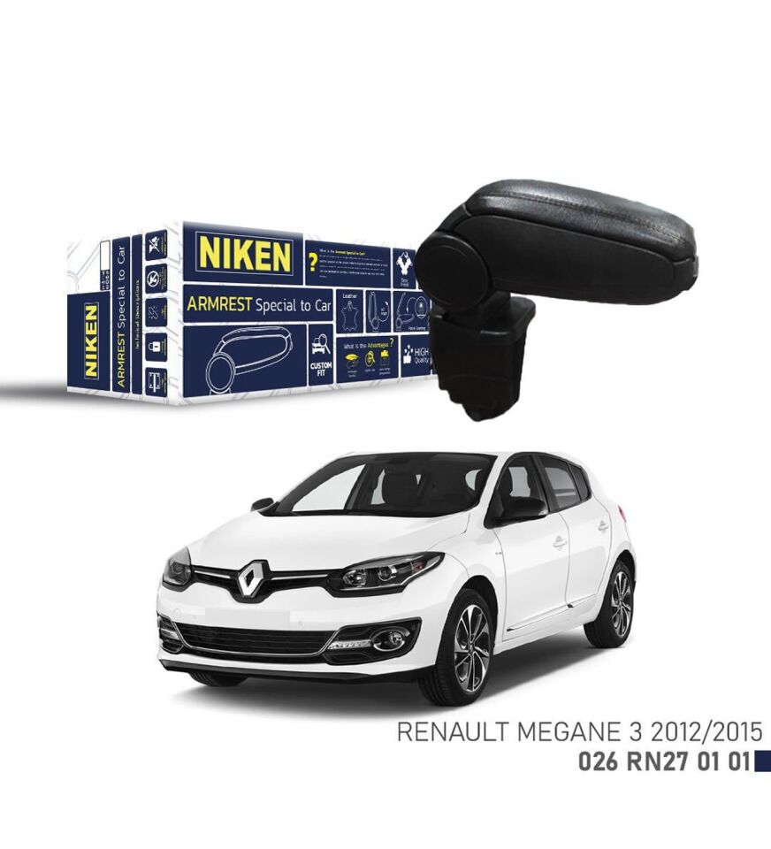 Niken Renault Megane III 2012-2015 Arası Araca Özel Kol Dayama