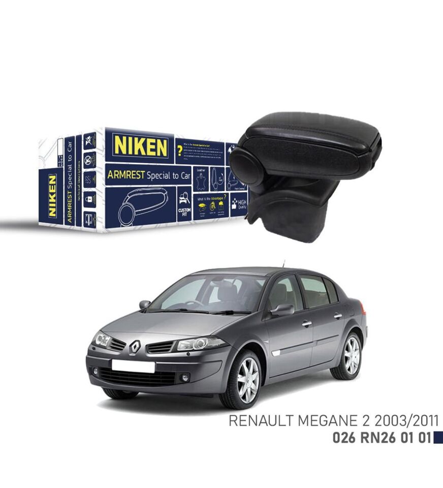 Niken Renault Megane II 2003-2011 Araca Özel Kol Dayama