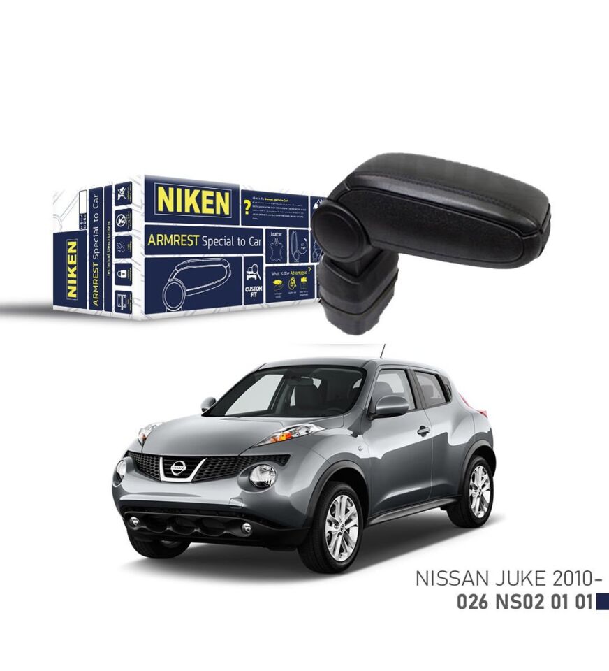 Niken Nıssan Juke 2010+ Sonrası Araca Özel Kol Dayama Siyah