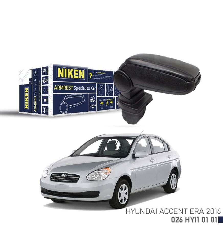 Niken Hyundai Accent Era 2006 Araca Özel Kol Dayama Siyah