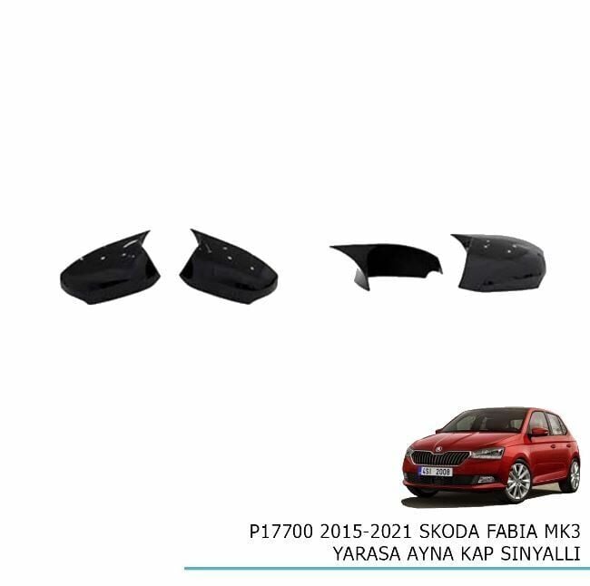 Skoda Fabia Yarasa Ayna Kapağı 2015-2021 arası modeller