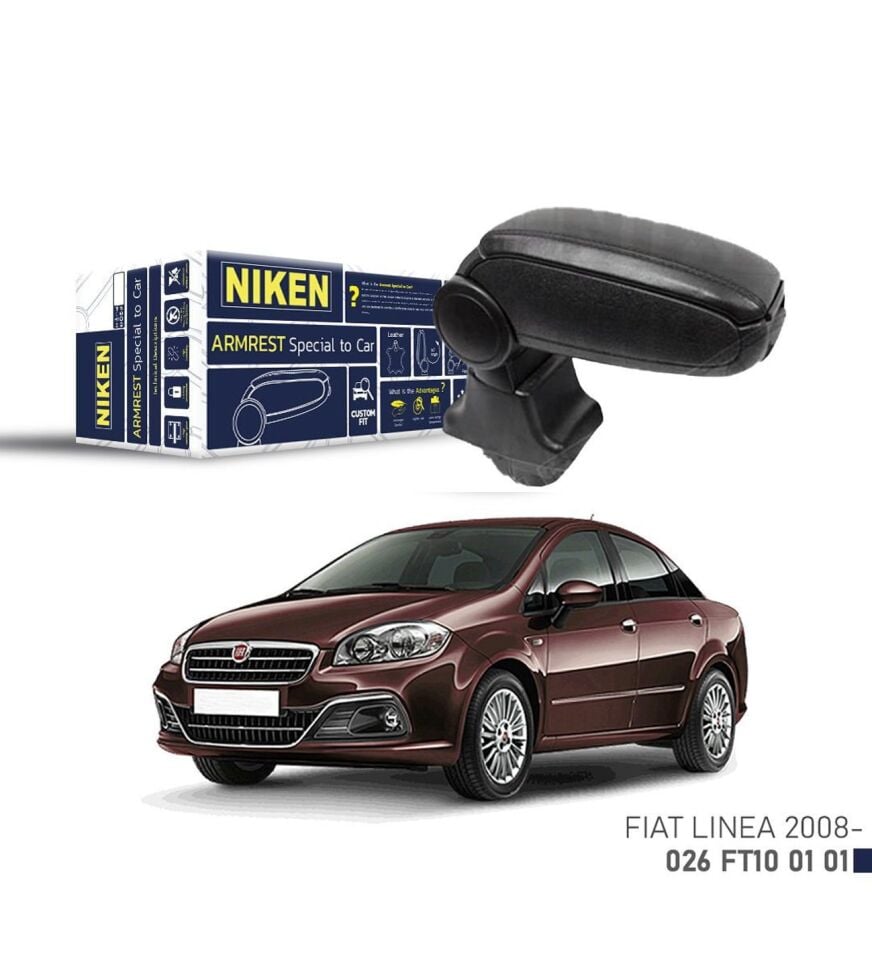 Niken Fiat Linea 2007- Punto Araca Özel Kol Dayama Siyah