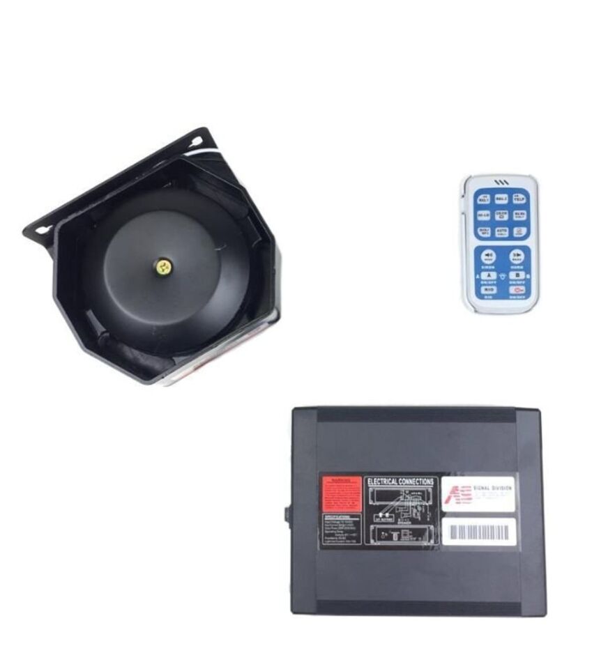 Space Mikrofonlu Metal Siren Uzaktan Kumandalı -SSSR45-1