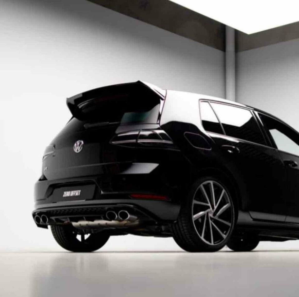 Vw Golf 7-7.5 Gti (Osir) boyalı spoiler (Pianoblack) 2013-2018 arası