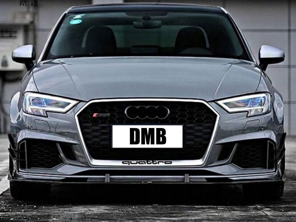 Audi A3 Rs3 Ön Tampon Komple Set 2017-2019 arası uyumlu Panjurlu