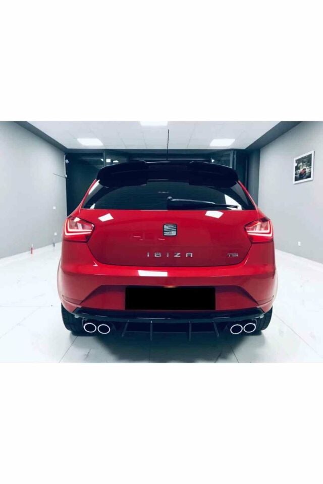 Seat İbiza 6j 4 çıkış görünümlü amg difüzör pianoblack 2013-2017 arası modeller